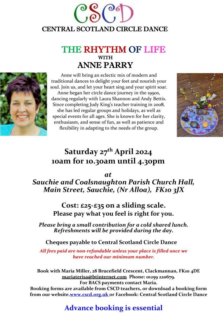 Anne Parry CSCD events